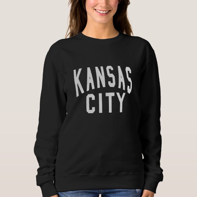 Sudadera Kc Kansas City Royal Blue & White Classic & Orient (Anverso)