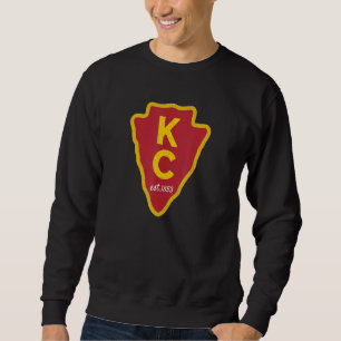 Sudadera Kc Original Red Kansas City Kc Único Est 1853 Kc