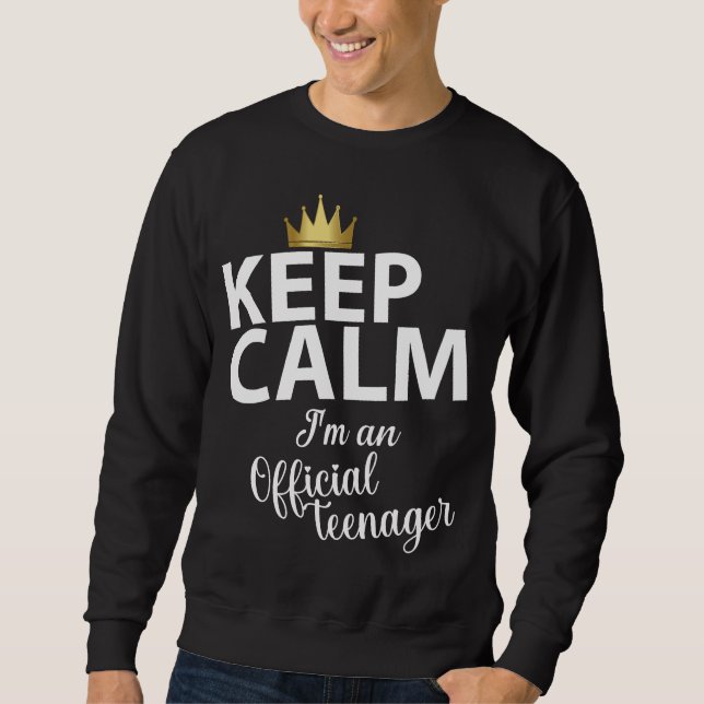 Sudadera keep calm  (Anverso)