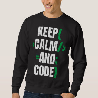 SUDADERA KEEP CALM AND CODE