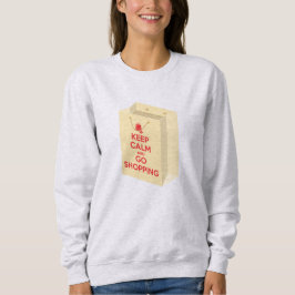Sudadera Keep Calm and Go Shopping (bag1)