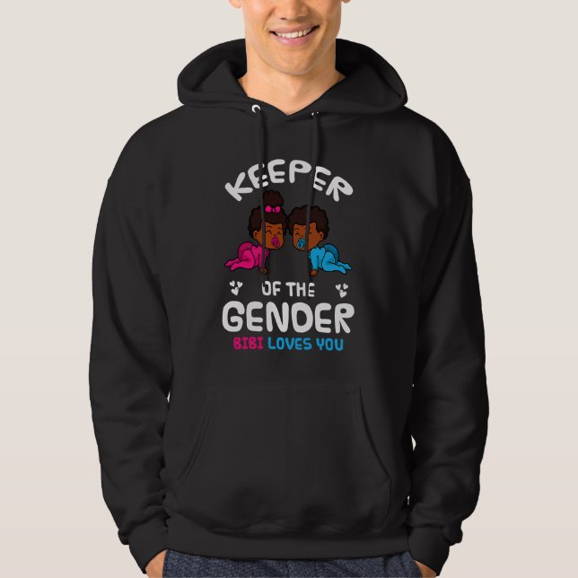 Sudadera Keeper of the Gender Bibi Loves You African Americ (Anverso)