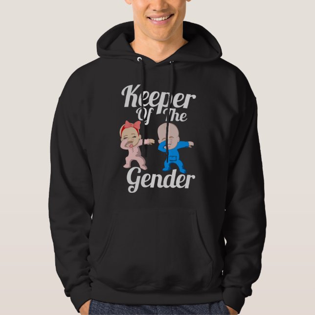 Sudadera Keeper Of The Gender Cute Gender Reveal Party Coup (Anverso)