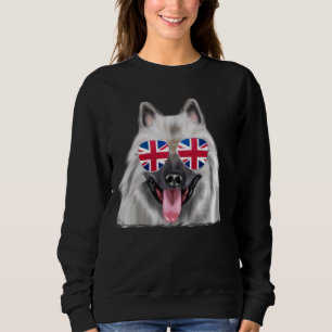 Sudadera Keeshond Dog Reino Unido Gafas de sol