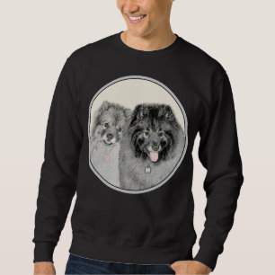 Sudadera Keeshond Graphics Keeshond Mom and Son