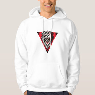Sudadera Keffiyeh del Triángulo Rojo invertido