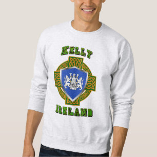 Sudadera Kelly/O'Kelly Irish Shield con Cruz Celta