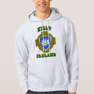 Sudadera Kelly/O'Kelly Irish Shield con Cruz Celta