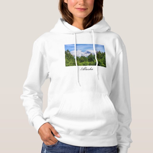 Sudadera Kenai Fjords Snowy Mountains Sweatshirt Hoodie (Anverso)