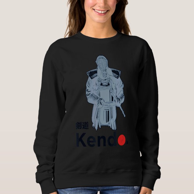 Sudadera Kenjusu Kata Shinai Samurai Kendo (Anverso)