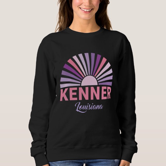 Sudadera Kenner Louisiana Sunset Retro City State Love (Anverso)