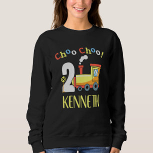 Sudadera Kenneth Choo Choo Dos Tren Segundo Cumpleaños Turn