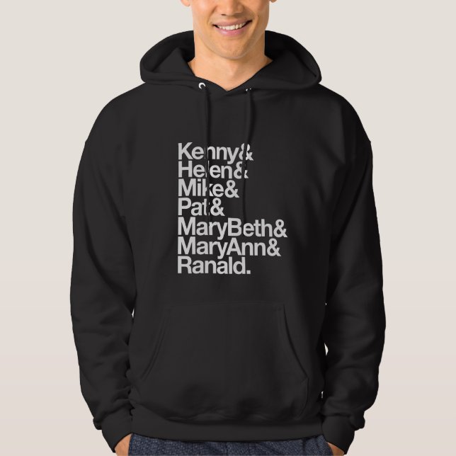 Sudadera Kenny&Helen&Mike&Pat&MB&MA&Ranald. (Sudadera con (Anverso)