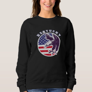 Sudadera Kentucky American Patriot Veterot Eagle Pride Stat