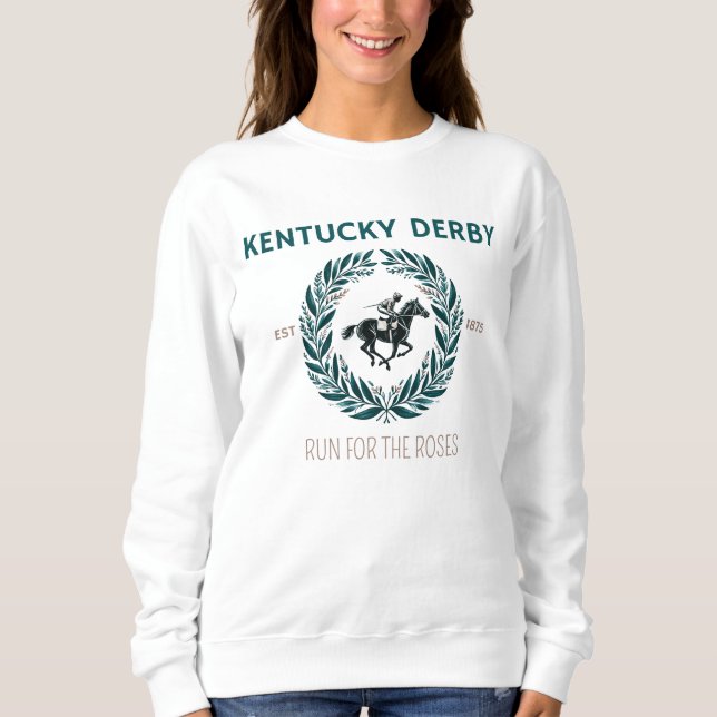 Sudadera Kentucky Derby 1875 corre por los Rosas (Anverso)
