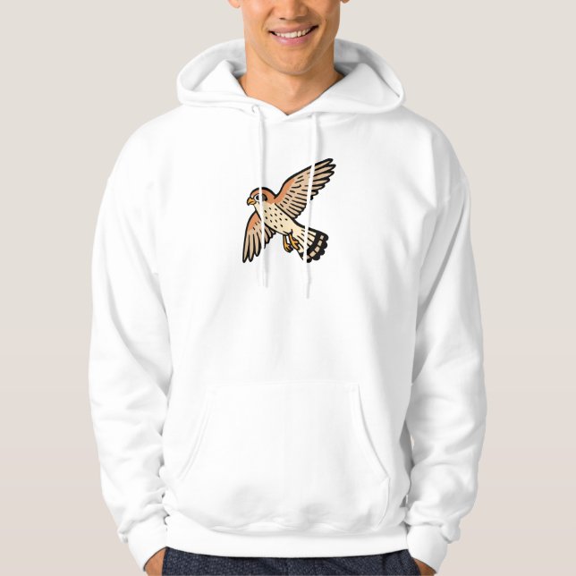 Sudadera Kestrel Bird Hovering (Anverso)