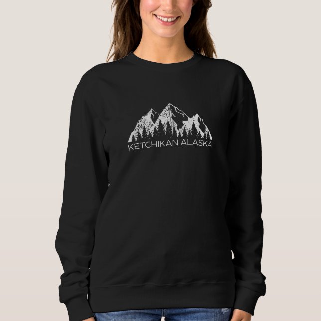 Sudadera Ketchikan Alaska Ketchikan Alaska Souvenir Zip (Anverso)