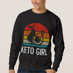 Sudadera Keto Chica, Funny Dieta Ketogénica Advocado Fruta 