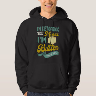 Sudadera Keto Diet Butter Ketogenic Low Carb Dietitian Keto