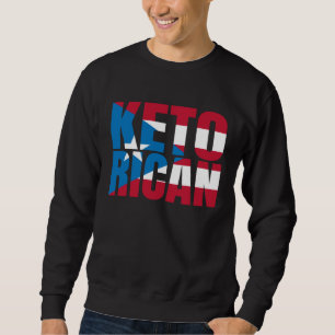 Sudadera Keto Rican Keto Ninja Dieta Baja en Carbohidratos