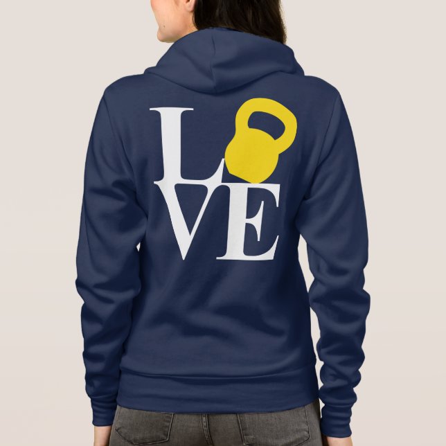 Sudadera Kettlebell Love (Reverso)