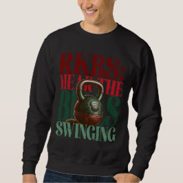Sudadera Kettlebell Swings Navidades divertidos versión fit