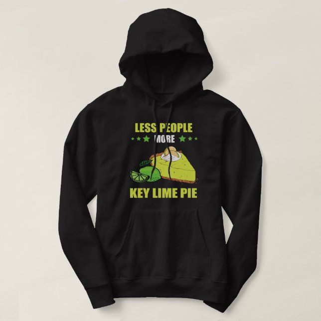 Sudadera Key Lime Pie Menos Gente Más Lemon Pie Ta (Diseño del anverso)