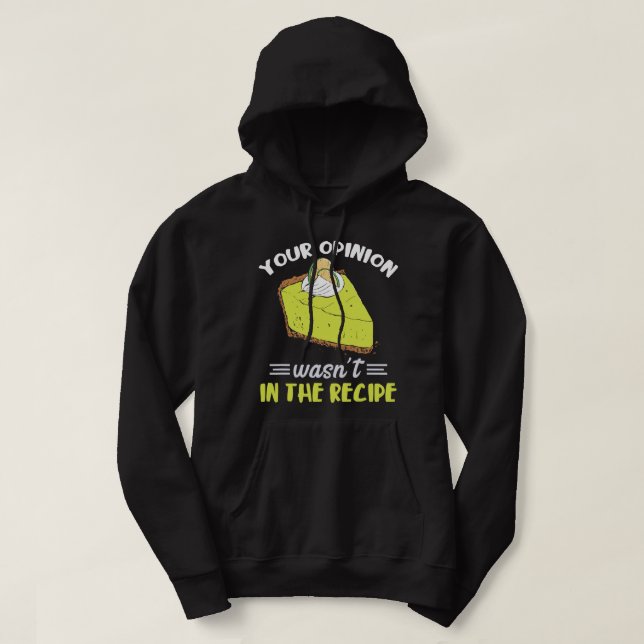 Sudadera Key Lime Pie Your Opinion Lemon Pie Dessert Florid (Diseño del anverso)