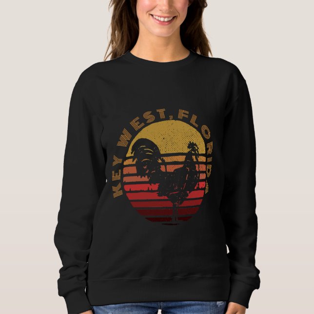 Sudadera Key West Chicken Rooster  (Anverso)