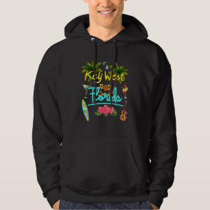 Sudadera Key West Florida Beach Summer Palm Surf Sun Set Pa