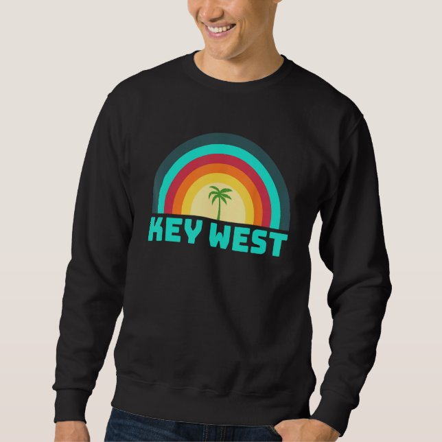 Sudadera Key West Florida Beach Tropical Family Group (Anverso)