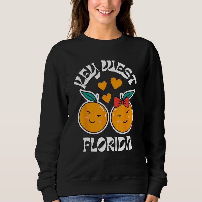Sudadera Key West Florida Sunshine Fruit Tree (Anverso)