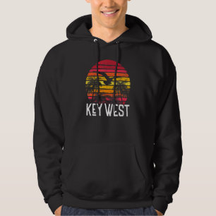 Sudadera Key West Florida Vintage Retro Beach Palm Tree Sur