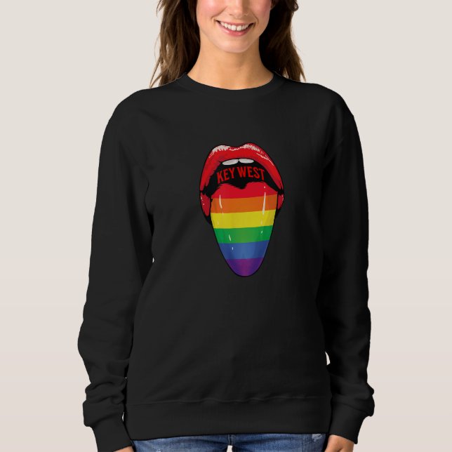 Sudadera Key West LGBT Gay Pride Florida Keys LGBTQ  Souven (Anverso)