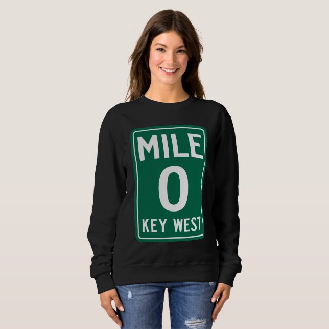 Sudadera Key West Milla 0, Florida EE. UU. (Anverso completo)