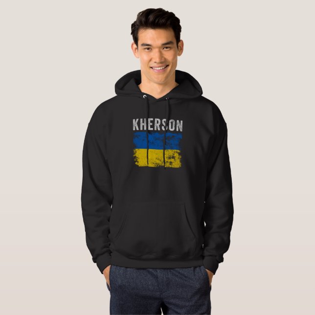 Sudadera Kherson Ukraine Ukrainian Patriotic (Anverso completo)