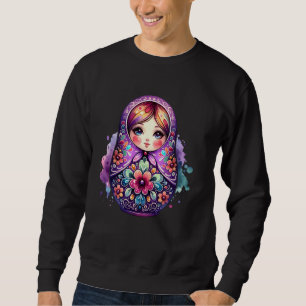 Sudadera Khokhloma ruso Rusia Rusos Matryosh ruso