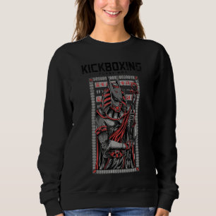 Sudadera Kickboxing Anubis Egipto lucha contra Mma Muay en 