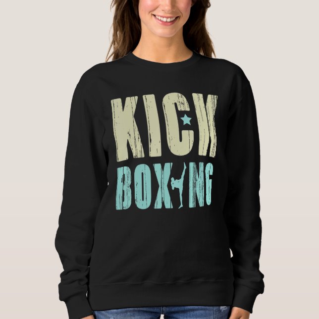 Sudadera Kickboxing Defensa Kick Punch Karate Flying Knee F (Anverso)