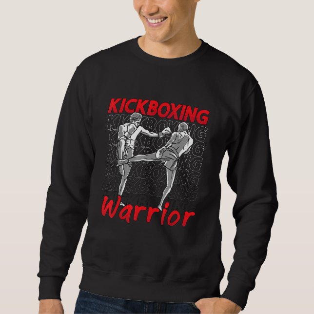Sudadera Kickboxing Warrior Combat Sports Kickboxer Love Ki (Anverso)