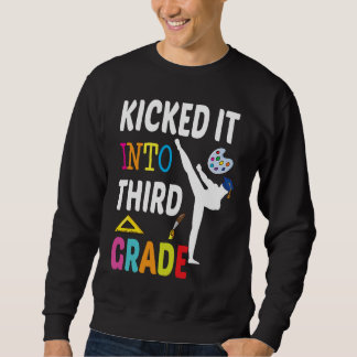 Sudadera Kicked into 3rd Grade Karate Back To School