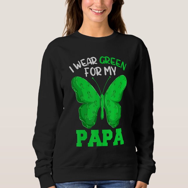 Sudadera Kid Lymphoma Family Matching  I Wear Green For My  (Anverso)