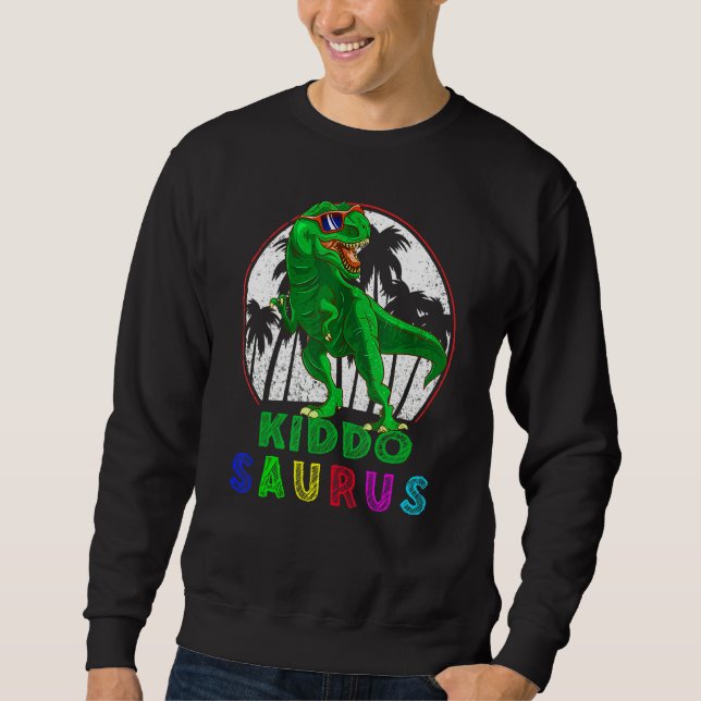 Sudadera Kiddosaurus Rex Dinosaur Kiddo Saurus Pareja de la (Anverso)