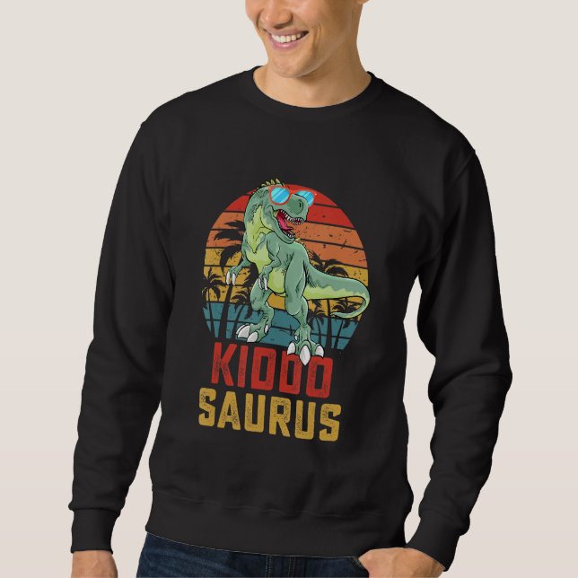 Sudadera Kiddosaurus T Rex Dinosaur Kiddo Saurus Family Mat (Anverso)
