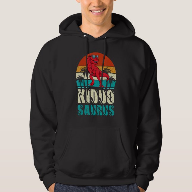 Sudadera Kiddosaurus T Rex Dinosaur Kiddo Saurus Pareo F (Anverso)