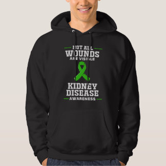 Sudadera Kidney Disease Awareness Not All Wounds Are Visibl