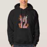 Sudadera Kids 12th Cat Birthday Celebrant Kitte de 12 años<br><div class="desc">Niños 12º Festín del Cumpleaños del Gato Fiesta Kitten Bday de 12 años</div>