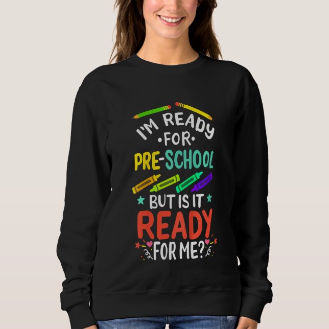 Sudadera Kids 1st Day Of Preschool Pre K First Day Of Schoo (Anverso)