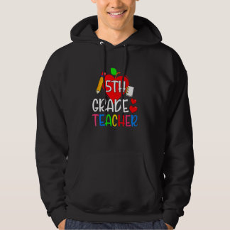 Sudadera Kids Back To School 5th Grade Teacher Fifth Grade 