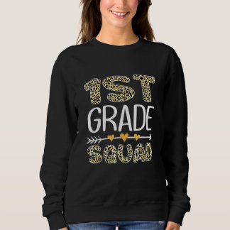 Sudadera Kids Back To School First Grade 1st Grade Squad Le